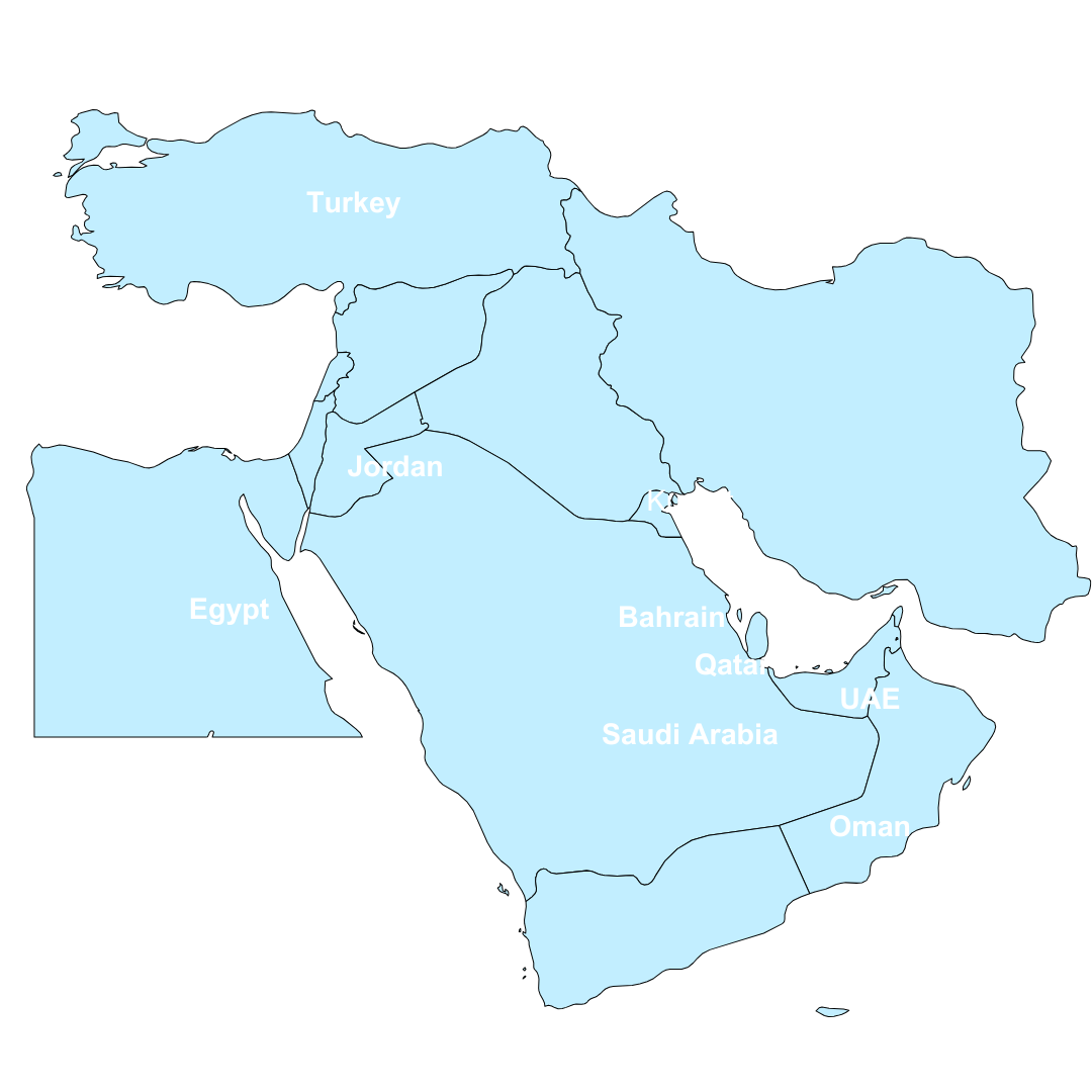 Middle East Sub-Continent